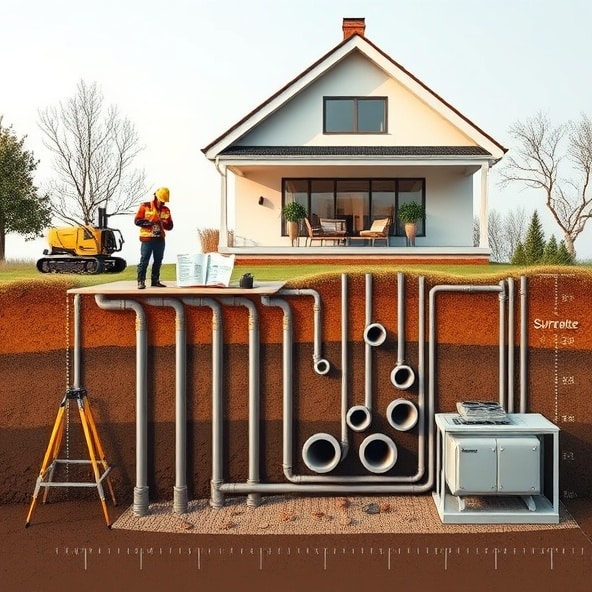 odwierty pod pompy ciepła