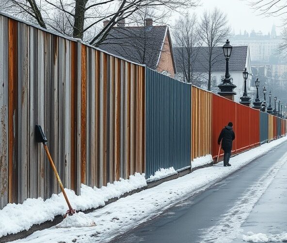 Które ogrodzenia palisadowe w Warszawie najtaniej utrzymasz zimą?
