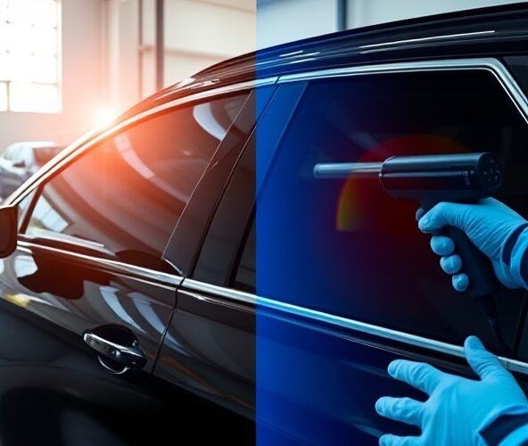 Czy oklejanie szyb samochodowych z przyciemnieniem jest legalne?