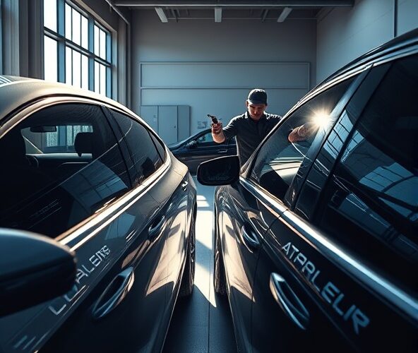 Oklejanie szyb samochodowych: czy warto dopłacić do folii ceramicznej?