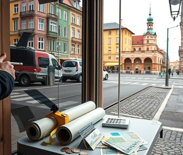 Jak obliczyć koszt oklejania witryn w Poznaniu dla małego sklepu?