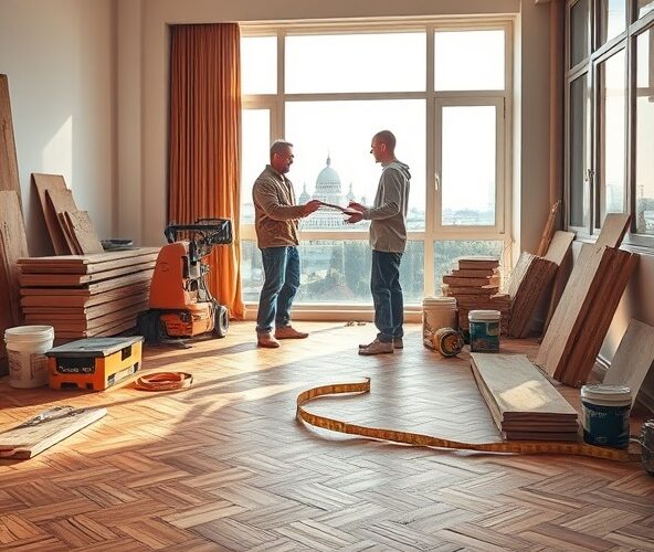 Ile kosztuje układanie parkietu 50 m2 w Warszawie z cyklinowaniem?