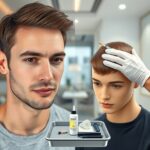 peruka męska przyklejana