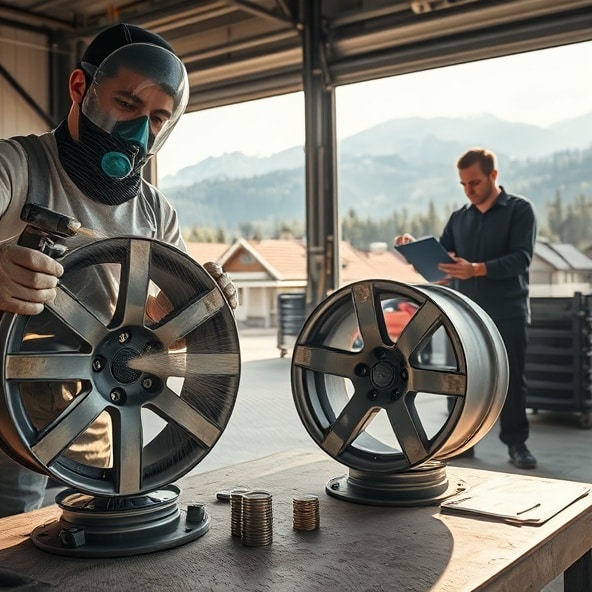 piaskowanie felg zakopane