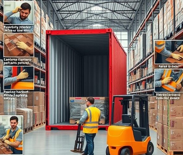 Jak może magazynier bez doświadczenia technicznego zmniejszyć uszkodzenia pojemnika transportowego?