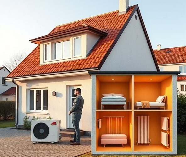 Jaka pompa ciepła do 120 m2 w Grodzisku Mazowieckim przy grzejnikach?