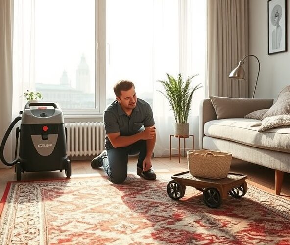 Jak zlecić pranie dywanów w Warszawie z testem koloru bez odbarwień?