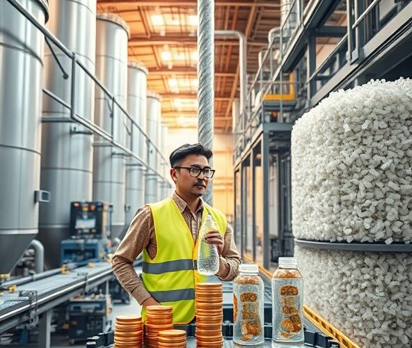 Jak producent butelek PET obniży koszty materiału stosując rPET?