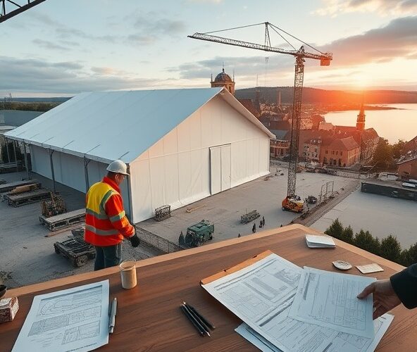 Gdzie uzyskać pozwolenia na produkcję hal namiotowych w Olsztynie?