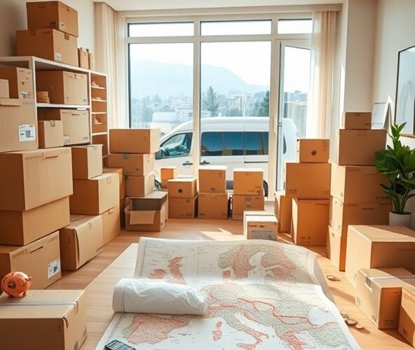 Jak obniżyć koszt przeprowadzki do Albanii przy 30 kartonach?