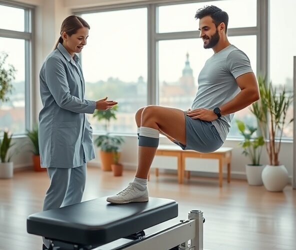 Czy rehabilitacja w Warszawie prywatnie skróci L4 po artroskopii?