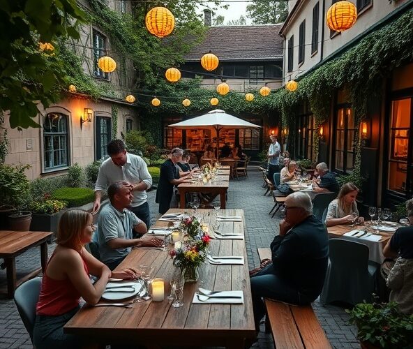 Gdzie znaleźć restaurację w Wilanowie dla 30 osób z ogródkiem?