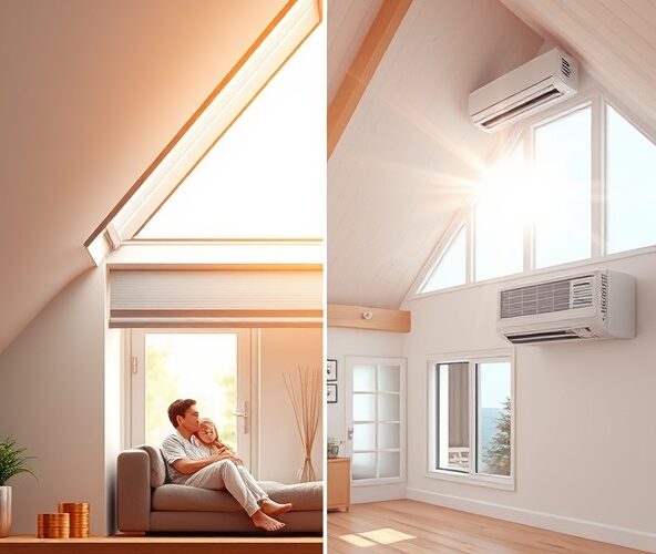 Rolety zewnętrzne czy klimatyzacja obniżą rachunki na poddaszu?