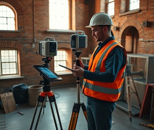 Jak skaner laserowy 3D pomoże początkującemu geodecie w inwentaryzacji budynków?