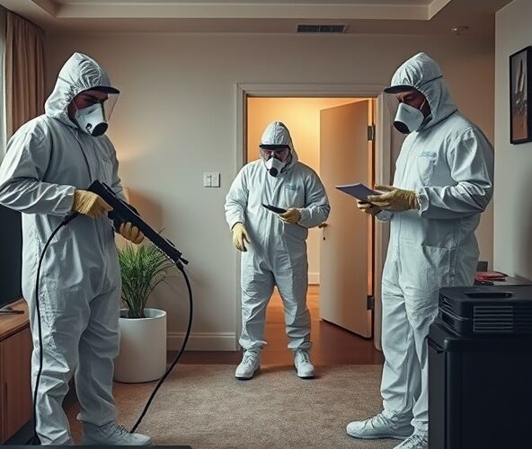 Jak właściciele firm sprzątających przeprowadzą bezpieczną dezynfekcję mieszkań po zgonach?