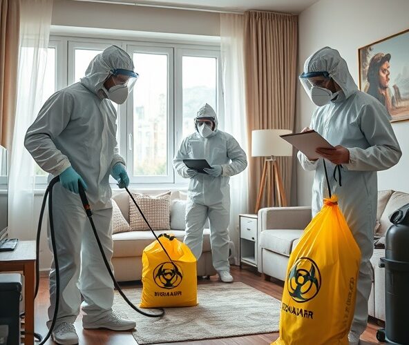 Jak właściciele firm sprzątających przeprowadzą bezpieczną dezynfekcję mieszkań po zgonach?