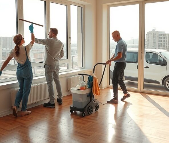 Jak zamówić sprzątanie w Sosnowcu po najemcy z myciem okien w 48 h?