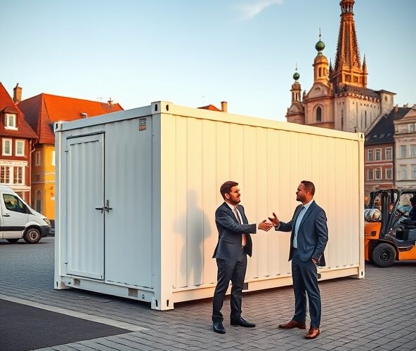 Gdzie w Poznaniu sprzedać kontener biurowy, by dostać najlepszą cenę?