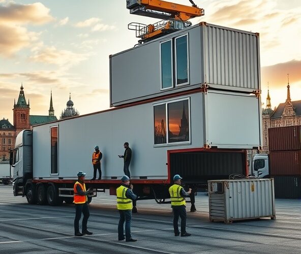 Gdzie w Poznaniu sprzedaż kontenerów biurowych obejmuje transport?