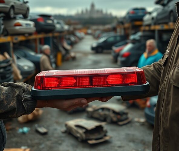 Gdzie w Warszawie na szrocie kupić legalną belkę strażacką?