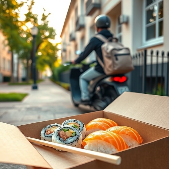 sushi dostawa bielany