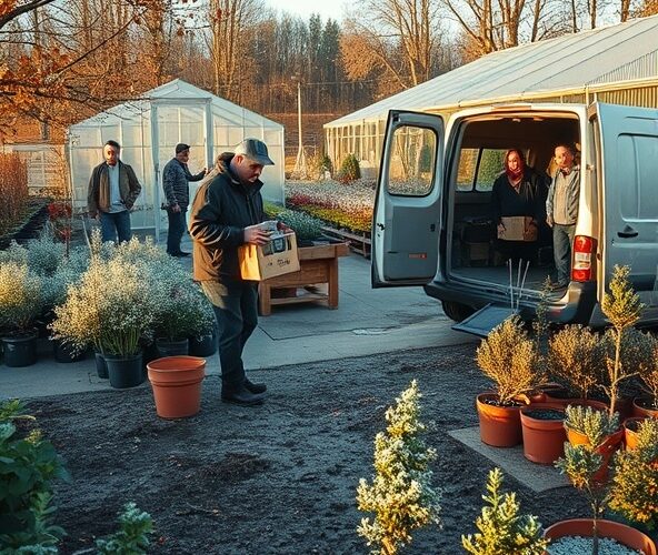 Gdzie sprzedać nadwyżki szkółki ogrodniczej przed przymrozkami?