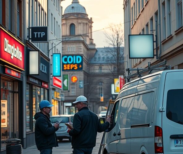 Gdzie zamówić szyldy reklamowe w Warszawie do 5 tys. z montażem?