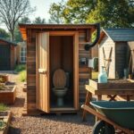 toaleta na działkę