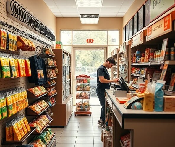 Gdzie eksponować torebki z eurozawieszką w sklepie osiedlowym?