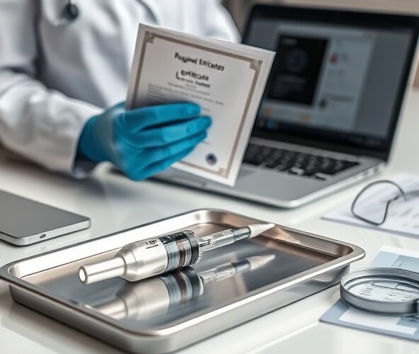 Jak sprawdzić deklarację CE urządzenia do lipolizy iniekcyjnej?