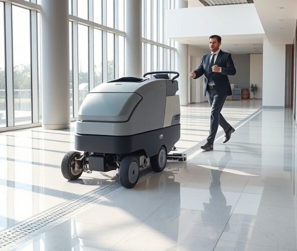 Czy urządzenie myjące podłogi Hako zmniejszy czas sprzątania?