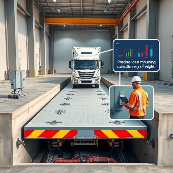 wagi samochodowe zagłębione