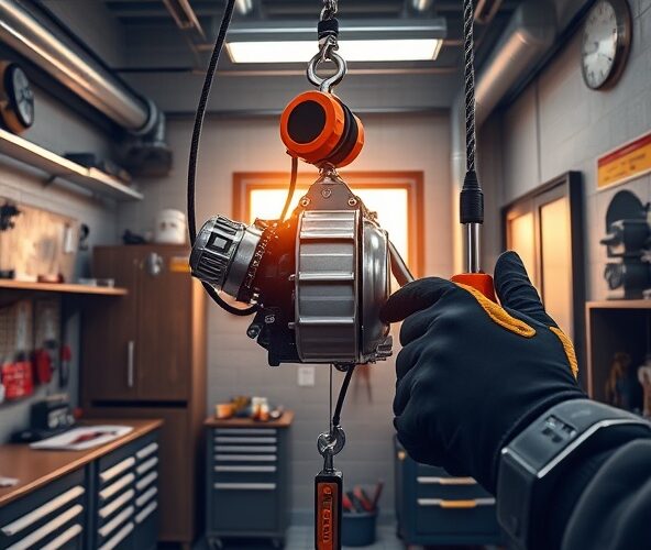 Jakie wciągniki linowe 1t 230V skrócą przestoje w małym warsztacie?