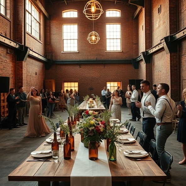 wesele w stylu industrialnym