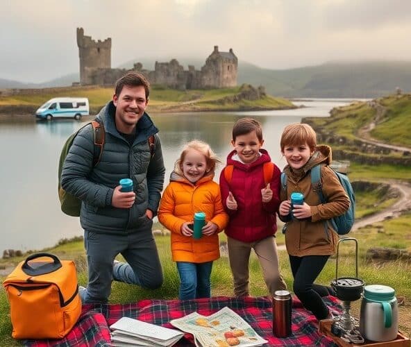 Jak zaplanować tanią 7‑dniową wycieczkę do Szkocji z dziećmi w wieku szkolnym?