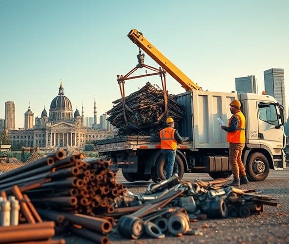 Jak wybrać firmę do wywozu złomu w Warszawie z HDS i fakturą VAT?