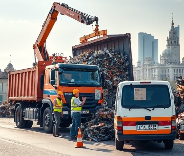 Jak wybrać firmę do wywozu złomu w Warszawie z HDS i fakturą VAT?