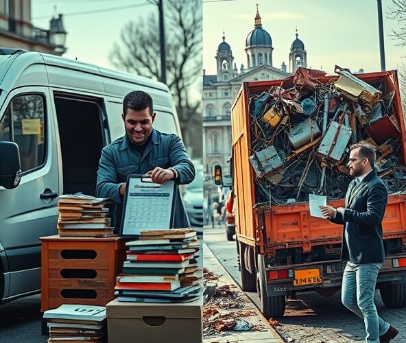 Co tańsze dla JDG: abonament czy jednorazowy wywóz złomu w Warszawie?