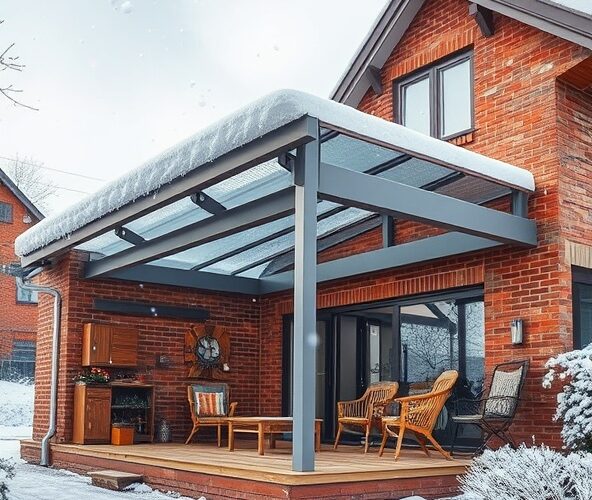 Jakie zadaszenie tarasu w Rybniku wytrzyma wiatr i śnieg do 8 tys. zł?