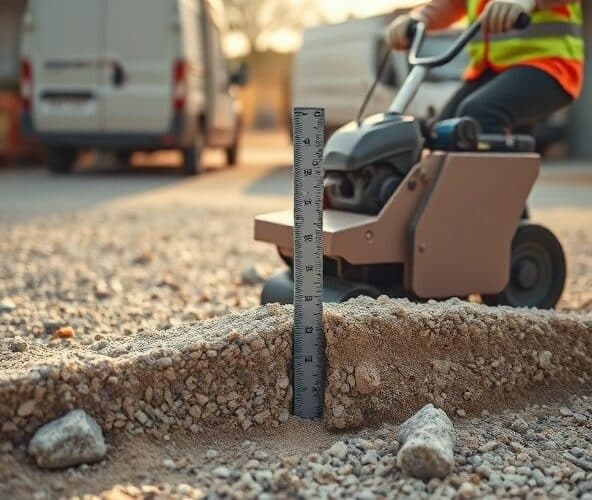 Czy wynajem zagęszczarki wibracyjnej wystarczy do pospółki 10–15 cm?