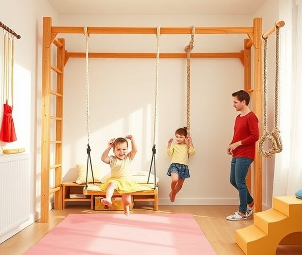 Jak dobrać akcesoria do drabinek gimnastycznych dla dziecka?