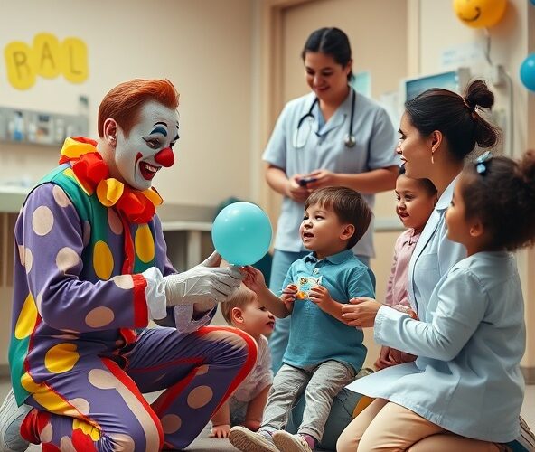 Czy doktorzy clowni w pediatrii zmniejszają lęk dzieci?