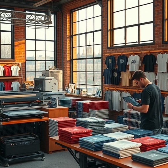 druk na koszulkach warszawa