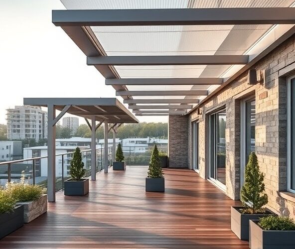 Jakie pergole tarasowe w Warszawie najlepiej zmniejszą koszty malowania elewacji i konserwacji tarasu?