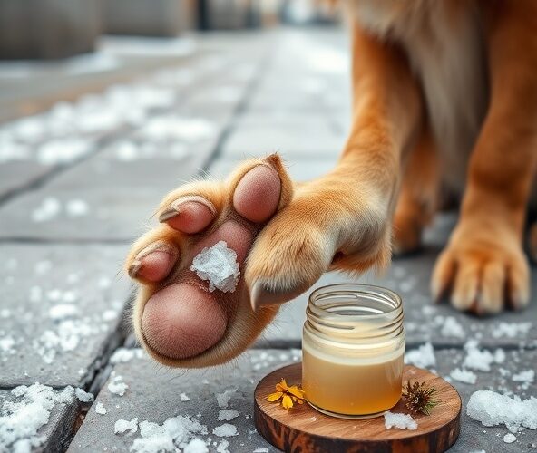 Jak wybrać krem do psich łap, żeby zapobiec solnym oparzeniom zimą?