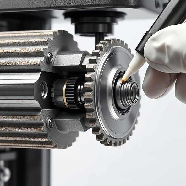 mechanizm regulacji wysokości na listwie zębatej