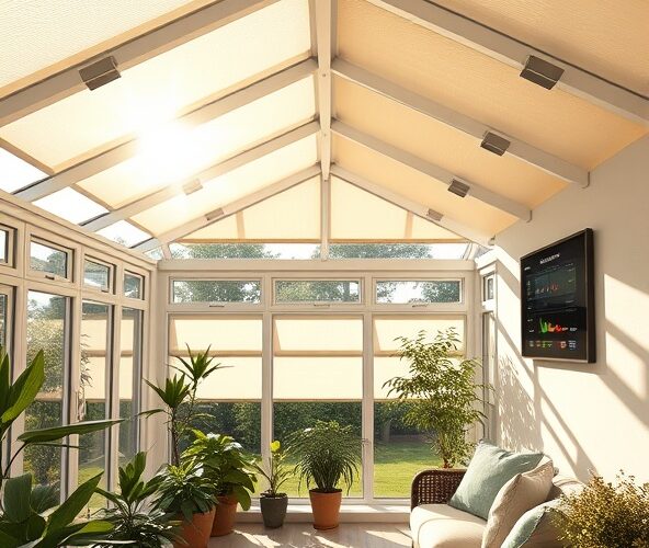 Rolety dachowe do ogrodów zimowych: czy czujniki słońca obniżą rachunki?