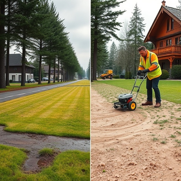 piaskowanie trawników podkowa leśna
