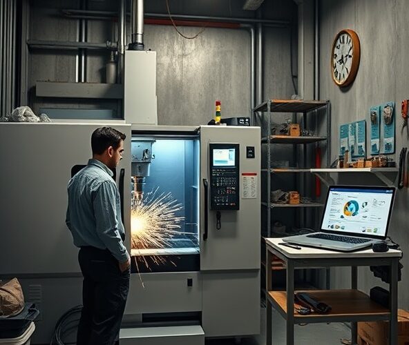 Jak jednoosobowa działalność może skrócić przestoje przy cięciu CNC?