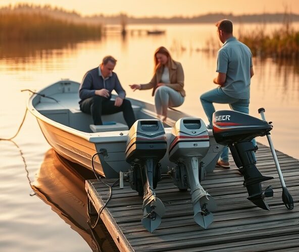 Jaki silnik zaburtowy do łodzi 4‑osobowej wybrać na spokojne jeziora przy budżecie do 5000 zł?